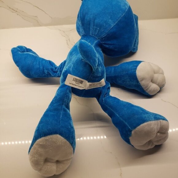 FLOPPY blue and white stuffed animal plush Classic Toy - Picture 3 of 9